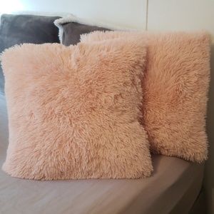Pink pillows